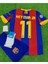 F.c B.a.r.c.e.l.o.n.a 2011 Sampiyonlar Ligi Finali Neymar Jr. Nostalji Çocuk Forması 4'lü Set 4
