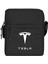 Tesla Logo Text Omuz Çantası Siyah Renk 1