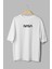 %100 Pamuk Oversize New York Nasa 87 Baskılı T-Shirt Bisiklet Yaka Beyaz Unisex Tişört T1050 3