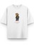 Teddy Bear Baskılı Yarı Oversize T-Shirt 1126 1
