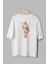 Yunan Tanrısı Zeus Baskılı Yarı Oversize T-Shirt 1133 1