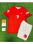 Türkiye 2024 Kenan Yıldız Iç Saha Çocuk Forması 4'lü Set (Euro 2024 Patch) Kırmızı 4