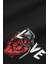 Love Bomb Baskılı Yarı Oversize T-Shirt 1203 5