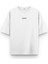 Beyaz Oversize Tshirt Illüstrasyon Sırt Baskılı Oversize Yazılı Unisex Tişört 1328 2