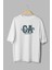 Ca Los Angeles Baskılı Yarı Oversize T-Shirt 1115 3