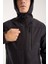 Erkek Içi Polarlı Su ve Rüzgar Geçirmez Softshell Outdoor Spor Mont 5
