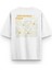 Flowers Sarı Papatya Sırt Baskılı Yarı Oversize T-Shirt 1226S 1