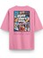 Gta Vice City Yarı Oversize Sırt Baskılı Pembe Tshirt 1314 1