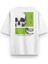 Skull Kurukafa Sırt Yarı Oversize T-Shirt 1208 1