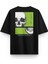 Skull Kurukafa Sırt Yarı Oversize T-Shirt 1208 1