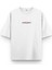 Shut Your Mouth Sırt Baskılı Yarı Oversize T-Shirt 1194 2