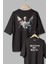 Watch My Back Melek Sırt Baskılı Yarı Oversize T-Shirt 1052 1