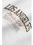Los Angeles Baskılı Yarı Oversize T-Shirt 1127 2