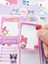 Kuromi My Melody Cinnamoroll Ayraçlı Defter 8 Sayfa Sticker 16 Sayfa Not Defteri Tekli 4