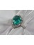 Damla Taşlı Kadın Yüzük, Su Yeşili Taşlı Gümüş Yüzük, Su Yeşili Gümüş Yüzük, 925 Ayar Gümüş Yüzük 5