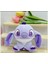Stitch Lilo 12CM Mor Sevimli Hediyelik Çanta Süsü Peluş Anahtarlık Oyuncak 2