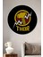 Thor Çekiç Ahşap Mdf Dekoratif Ev/işyeri Duvar Tablo Yuvarlak Ev/işyeri Duvar Tablo 1