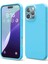 iPhone 16 Pro Max Kılıf Nano Içi Kadife Silikon - Mavi 2