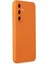 Samsung Galaxy S24 Kılıf Nano içi Kadife Silikon - Turuncu 6