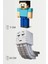 Minecraft Steve ve Ghast Set Hareketli Eklemli Figür 1