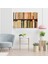 Kanvas Yatay Duvar Tablosu Kanvas Kitaplıktaki Kitaplar Ev Ofis Salon Modern Duvar Tablosu 3