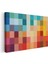 Kanvas Yatay Duvar Tablosu Kanvas Renk Kareleri Ev Ofis Salon Modern Duvar Tablosu 1