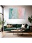 Kanvas Yatay Duvar Tablosu Kanvas Pastel Firca Darbeleri2 Ev Ofis Salon Modern Duvar Tablosu 2