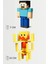 Minecraft Steve ve Blaze Set Hareketli Eklemli Figür 1