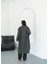 Premium Oversize Modern Antrasit Kaşe Kaban 7