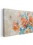 Kanvas Yatay Duvar Tablosu Kanvas Firca Darbeleri Cicekler Ev Ofis Salon Modern Duvar Tablosu 1
