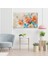 Kanvas Yatay Duvar Tablosu Kanvas Firca Darbeleri Cicekler Ev Ofis Salon Modern Duvar Tablosu 3