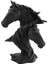 HORSES BÜST BİBLO 17X10X23CM 6