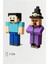 Minecraft Steve ve Cadı Witch Set Hareketli Eklemli Figür 1