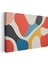 Kanvas Yatay Duvar Tablosu Kanvas Renkli Kivrimlar2 Ev Ofis Salon Modern Duvar Tablosu 1