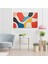 Kanvas Yatay Duvar Tablosu Kanvas Renkli Kivrimlar2 Ev Ofis Salon Modern Duvar Tablosu 3