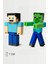 Minecraft Steve ve Zombi Set Hareketli Eklemli Figür 1