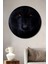Karanlık Asil Kurt Dekoratif Ahşap Mdf Ev/işyeri Duvar Tablo Yuvarlak Ev/işyeri Duvar Tablo 1