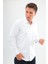Slimfit Beyaz Erkek Gömlek Likralı Dar Kesim Yapısıyla AS052012-01 2