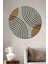 Retro Minimalist Dekoratif Ahşap Mdf Ev/işyeri Duvar Tablo Yuvarlak Ev/işyeri Duvar Tablo 1