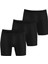 3'lü Erkek Spor Boxer - Fitness Boxer - Rikralı Erkek Boxer-Toparlayıcı Erkek Boxer Siyah Boxer 3'lü 1