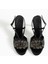 Kadın Aksesuar Detaylı Topuklu Sandalet Flat - Siyah 4