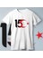 15 Temmuza Özel Tasarım Ay Yıldız Baskılı T-Shirt - Beyaz 1