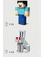 Minecraft Steve ve Rabbit Tavşan Set Hareketli Eklemli Figür 1