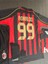 Milan 2006 Ronaldo 99 Kırmızı Siyah Çocuk Forması 4 Lü Set 1