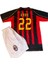 Ac Milan Kaka Kırmızı Özel Çocuk Forması 4 Lü Set 1