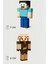 Minecraft Steve ve Piglin Set Hareketli Eklemli Figür 1