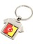 Ortası Dönebilen Sarı Kırmızı Forma Metal Anahtarlık 1 Adet 2