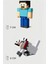 Minecraft Steve ve Wolf Kurt Köpek Dennis Set Hareketli Eklemli Figür 1