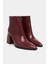 Juanita Bordo Raşel Rustik Desen Fermuar Detay Kadın Topuklu Bot 4