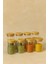 8 Lı Baharatlık Setı 70 x 100-70 x 160-BAMBU Kapak-Cam BAHARATLIK-300 ML-500ML 2